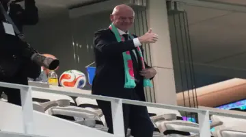 شاهد.. رئيس الفيفا: مسرورون بعودة العراق إلى كأس العالم